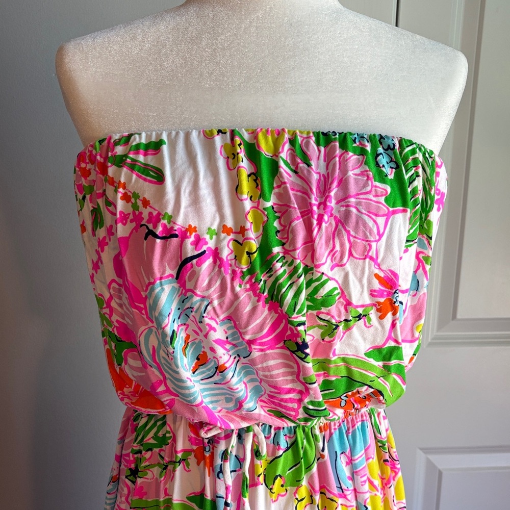 Lilly Pulitzer for Target Floral Maxi Dress - Pink, Green, Blue - Picture 2 of 9